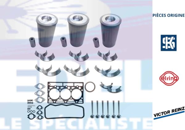 Kit revision moteur Case IH D179 origine KS - Tracteur Agricole